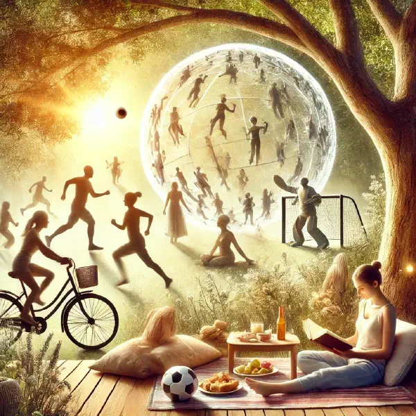 Descanso con mentalidad infinita